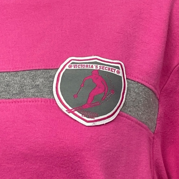 PINK Victoria’s Secret Vintage Y2K Team VS Lounge Set Top Wide Leg Pants Size XL - Picture 6 of 13